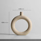 Ceramic Vase Embryo Sculptural Tabletop Vase Scandinavian Minimalist Household Decor Fall 2025 Ideal For Dry Flower Display