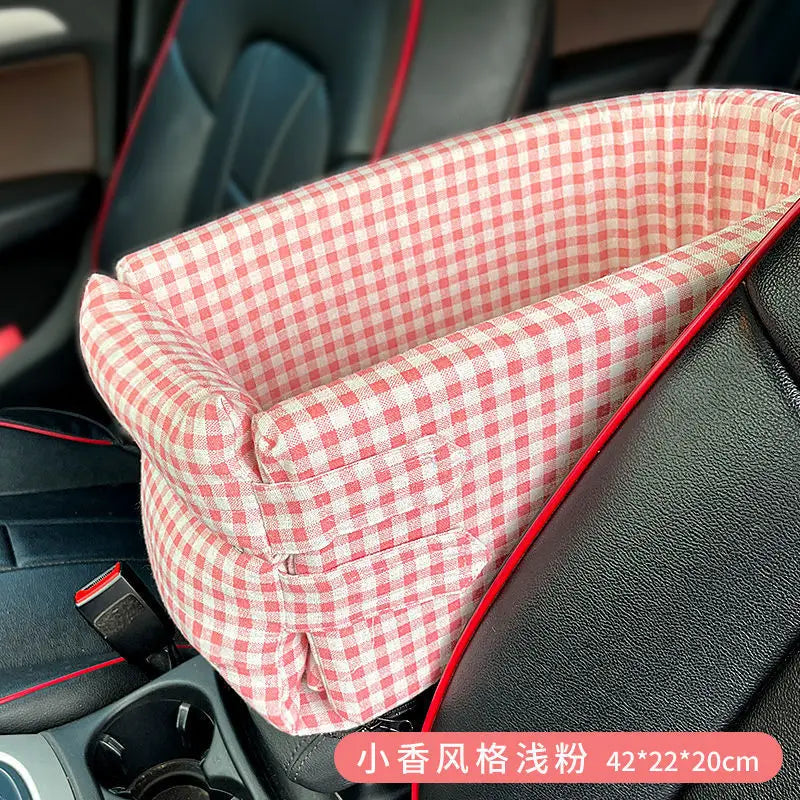 Dog Car Seat Travel-Friendly Carrier Bed Booster Seat Road Trip 2025 Travel Safety Cozy Sturdy Pet
