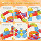 Magnetic2025 Edition Building Kit 81 Pieces Track Puzzle With Train STEM Educational Toy Christmas Gift