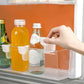 Refrigerator Storage Partition Board 4Pcs - Retractable Plastic Divider Household Organizers for Kitchen