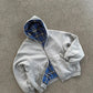 Cozy Oversized Women's Zip Hoodie - Boxy Cut, Cotton