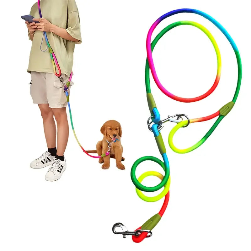 Hands Free Dog Leash Reflective Flexible Nylon Walking Jogging Leash Fall 2025 Secure Hands Free Control