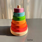 Wooden Building Blocks Pastel Scandinavian Stacking Play Kit Fall 2025 Eco Friendly Imaginative Play Gift