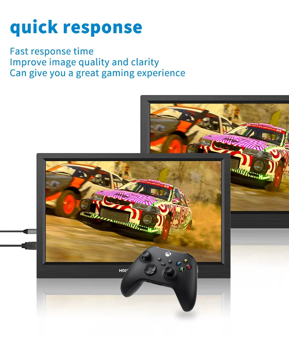 Travel-Friendly Monitor 11.6 Inch HDMI Gaming Second Screen