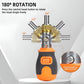 Travel-Friendly 8-in-1 Mini Ratchet Screwdriver Kit - Magnetic Multi-Tools for Household Use