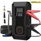 Car2025 Edition Jump Starter All-In-One Air Pump Tire Inflator Travel-Friendly Power Bank LED Light Fall