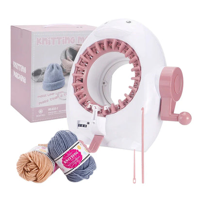 Knitting Machine 22-Needle Penguin Loom Kit Hand-Operated Circular Knitter Fall 2025 DIY Scarves Hats Socks