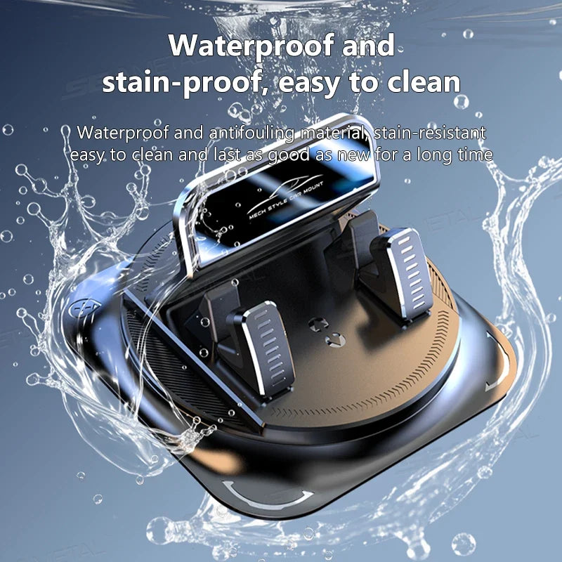 Phone Car Mount 360 Degree Rotation Dashboard Holder Anti Slip Silicone Head Up Navigation Universal Fit Fall 2026 Trend