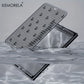Semi-Enclosed Leak-Proof High-Sided with Mat 2026 – KEMORELA Extra Large Stainless Steel Cat Litter Box