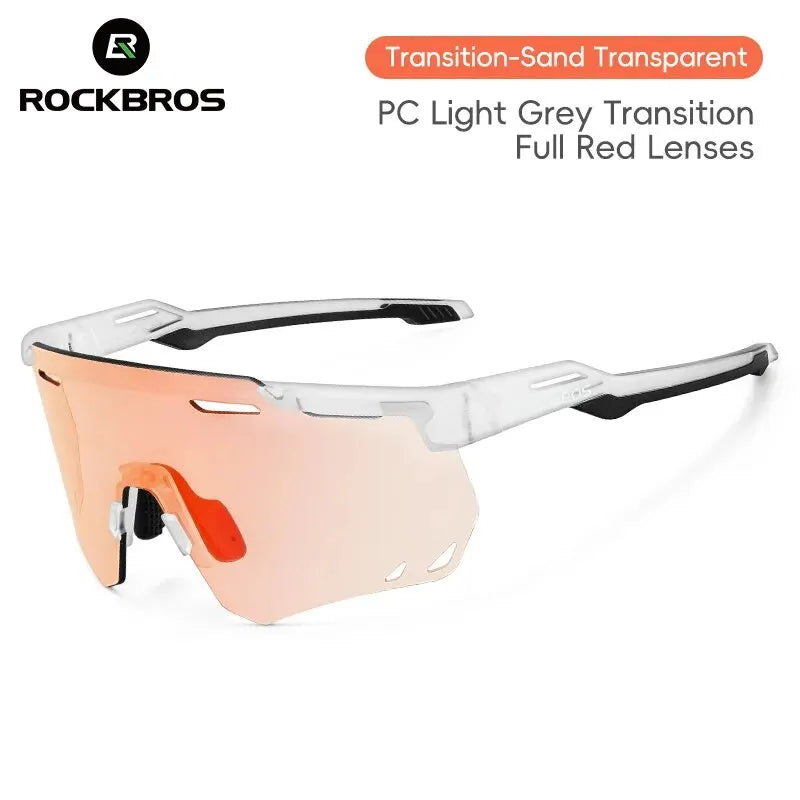 Glasses Cycling Unisex MTB Road Eyewear UV400 Polarized Photochromic Lenses, Fall 2026 Trend, All-Weather Eye Protection