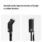 Fully Automatic Folding Water-Resistant Umbrella with LED Flashlight and UV Sunshade for Rain and Wind Resistance