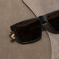Square Sunglasses Frame Unisex Outdoor Eyewear UV400 Protection Summer 2026 Trend Wood Grain Hinges
