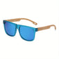 Square Sunglasses Frame Unisex Outdoor Eyewear UV400 Protection Summer 2026 Trend Wood Grain Hinges