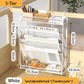 File Desk Organizer 5-Tier Mesh Vertical Wall Mount Desktop Mail Sorter Back To School 2025 Space Saving
