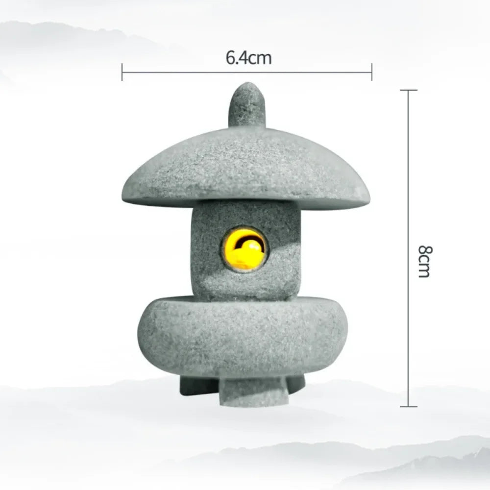 Lantern Pagoda Garden Statue Zen Yard Light Miniature Lamp for Micro Landscape Decor Fall 2026 Trend