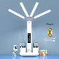 Battery-Powered Desk Lamp LED With Fan And Clock Display Study Light Back To School 2025 Travel-Friendly Flexible Brightness