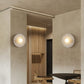 Wabi Japandi Sabi Round Wall Sconce Japanese Minimal LED Light
