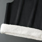 Velvet Lamb Thermal Vest - Sleeveless Insulated Men's T-shirt for Cold Weather, Large Size Cozy Top