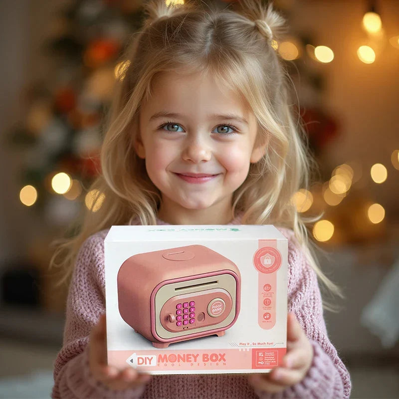 Piggy Electronic Bank Password Protected Mini ATM Toy For Kids Back To School 2025 Teaches Saving
