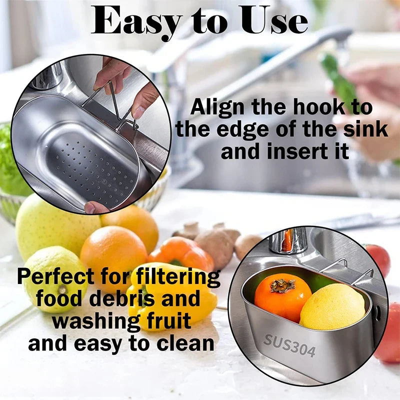 Steel Stainless Sink Strainer Basket Eco Friendly Kitchen Waste Catcher Fall 2026 For Food Debris