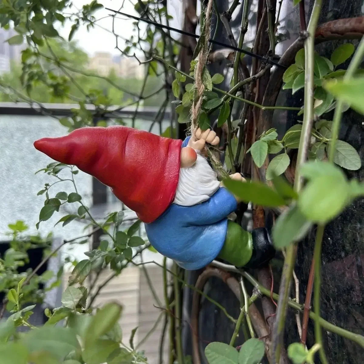 Resin2026 Edition Gnome Pendant Hanging Decor For Pots And Gardens Cute Outdoor Garden Ornament Gift Idea Fall