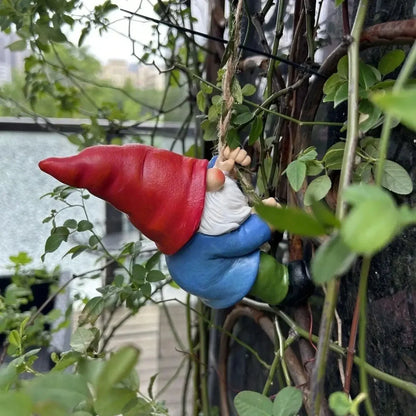 Resin2026 Edition Gnome Pendant Hanging Decor For Pots And Gardens Cute Outdoor Garden Ornament Gift Idea Fall
