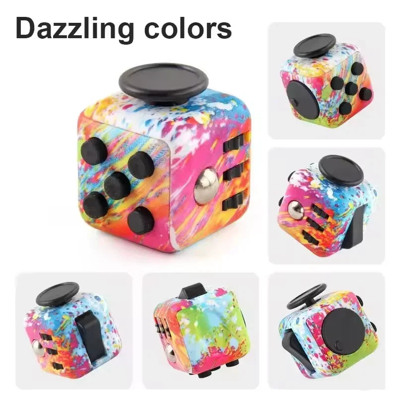 Cube Fidget Antistress Spinner Toy Sensory Stress Relief