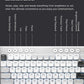 Cordless Low Profile Mechanical Keyboard 98 Keys PBT