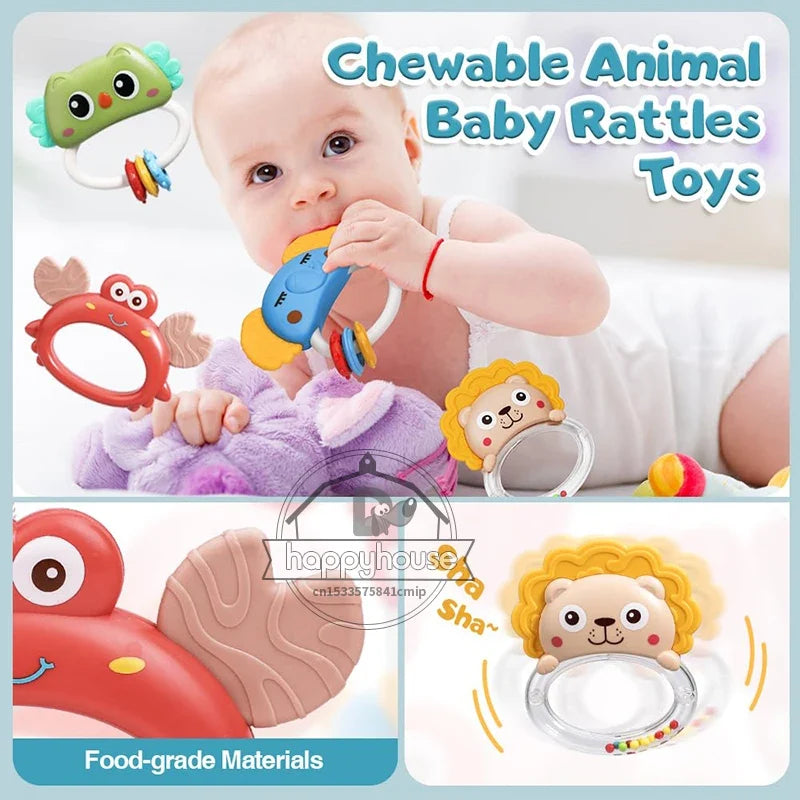 Baby Musical Mobile Projection Remote Newborn Sensory Toys