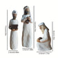 Nativity Figurines Kit Handcrafted Resin Three Wise Men Nativity Scene Christmas Decor Gift