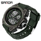 Sports Digital Watch Dual Display LED Military Style Rugged Watch Fall 2026 Water Resistant