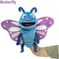 Finger Puppets Insect Plush Hand Puppet Kit Kids Educational Cotton Plush Bug Characters Back To School 2025 Gift