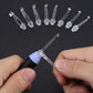 9PCS LED Light Up Crochet Hook Kit - USB Battery-Powered Knitting Device 2.5-6.5MM for DIY Crafts