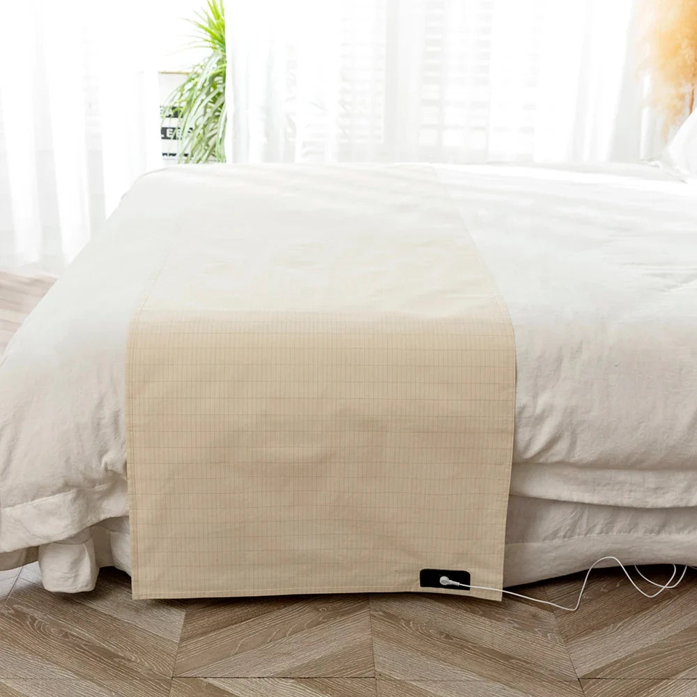 Earthing Grounding Bed Sheet With 4m Conductive Cable
