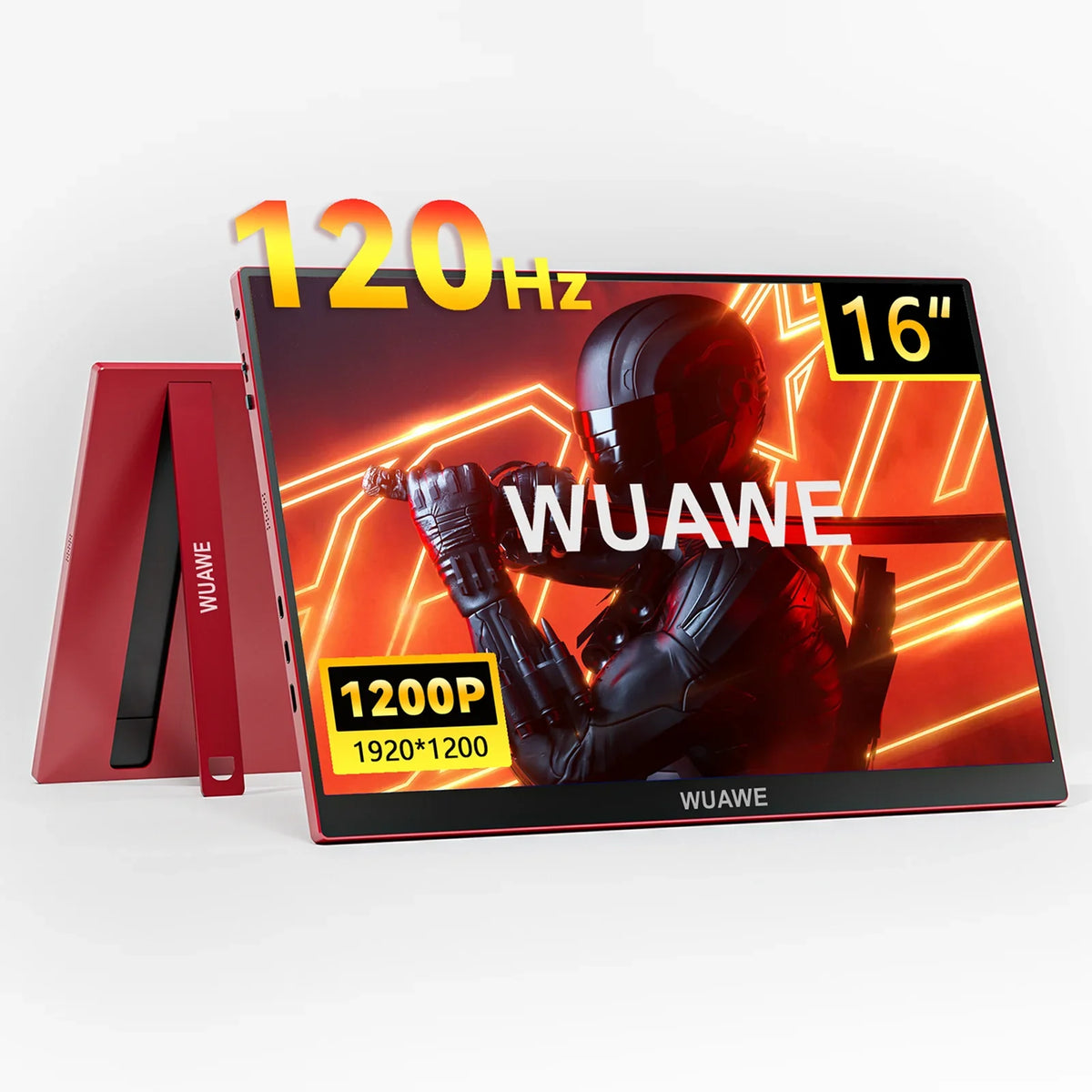 16 Inch 120Hz Travel-Friendly Monitor 1920x1200 HDR Holiday Gift