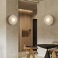 Wabi Japandi Sabi Round Wall Sconce Japanese Minimal LED Light