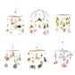 Mobile Baby Wooden Crib Hanging Toy Newborn Nursery Fall 2025 Soothing Music Developmental Gift