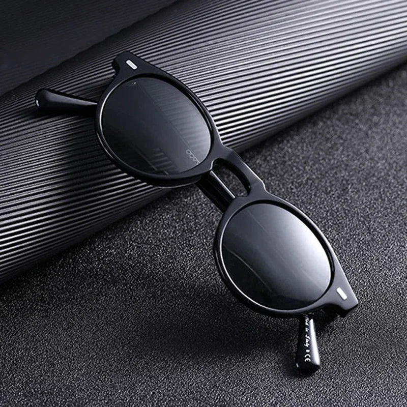 Round 2025 Cat Eye Sunglasses Men Women Vintage Driving Shades Fashion Retro Oculos De Sol
