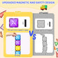 Magnetic Building Blocks Kit - DIY Educational Magnet Tiles for Kids, Montessori-Inspired Construction Toy, Great Gift for Creative Play