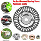Universal Steel Wire Brush Trimmer Head - 6/8inch Garden Device for Grass & Lawn Maintenance