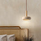 LED Japandi Pendant Lamp Yellow Stone Wabi Sabi Ambient Design