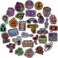 Neon Stickers 50 PCS Water-Resistant PVC Pack Cute Anime Decal Kit Back To School Fall 2025 Kids Personalize Gifts