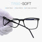 Square Frame TR90 Light Eyewear, Back to School 2026 Trend, Anti Blue Light for Computer Use – Blue Light Blocking Glasses
