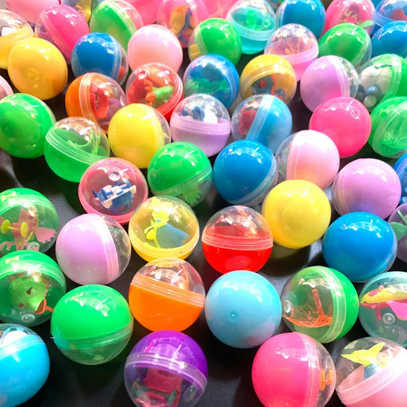 Claw Mini Machine Prize Balls - Assorted 32mm Mystery Egg Gifts for Kids