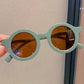 Kids Sunglasses Round Frame Anti-UV400 for 1-7 Year Olds, Children's Sun Protection, Trendy Design