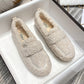 Plush Slip-On Shoes with Non-Slip Sole for Comfort and Style, Warm Indoor Footwear, Lightweight Casual Shoes-5