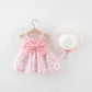 floral a-line, flowy cotton-polyester, for summer beach party – Plush baby girl dress