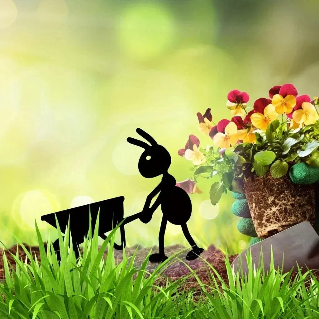 Garden Ant Decor Metal Yard Ants Garden Stakes Backyard Lawn Art TikTok Viral Summer 2026 Gift