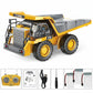 Remote Control Excavator Toy 4x4 Sturdy Alloy Construction Vehicle TikTok Viral Fall 2025 Kids Gift