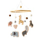 Mobile Baby Wooden Crib Hanging Toy Newborn Nursery Fall 2025 Soothing Music Developmental Gift